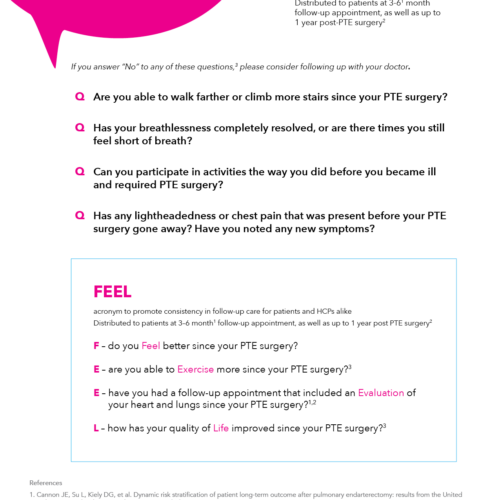 Post PTE Doctor Discussion Guide